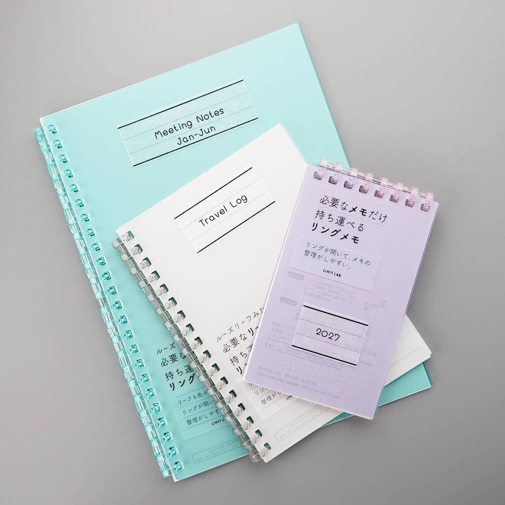 LAOMiS Black Label Writable Washi Tape