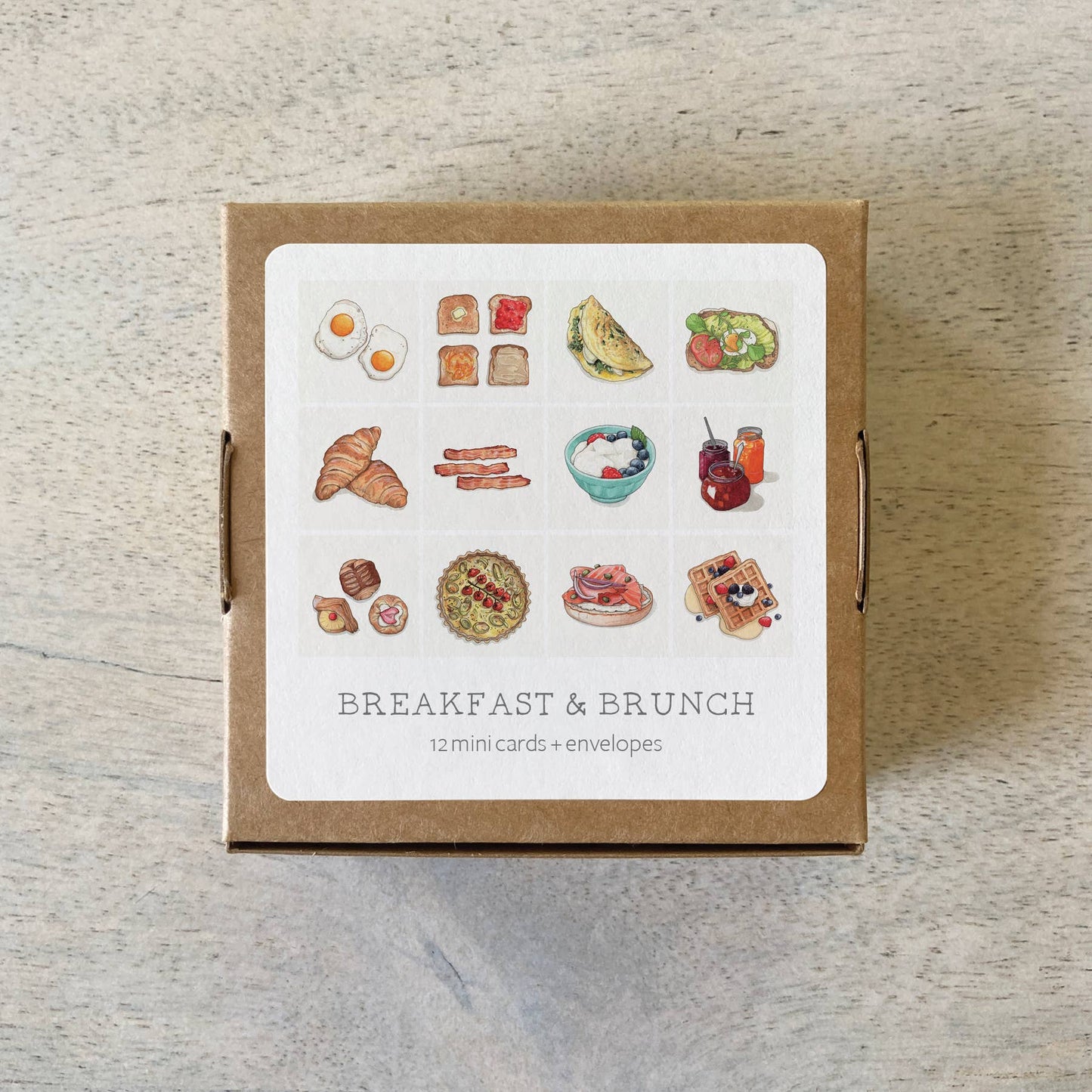 Mini Cards Set / Breakfast & Brunch
