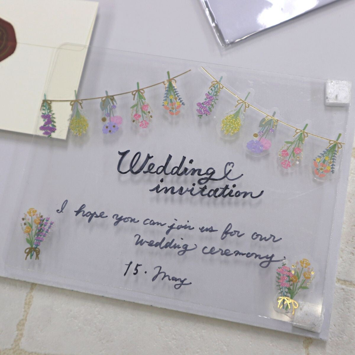 Kira Kira Maste Stickers - Dried Flowers