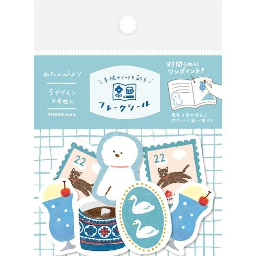 Japanese paper flake seal Aoilo