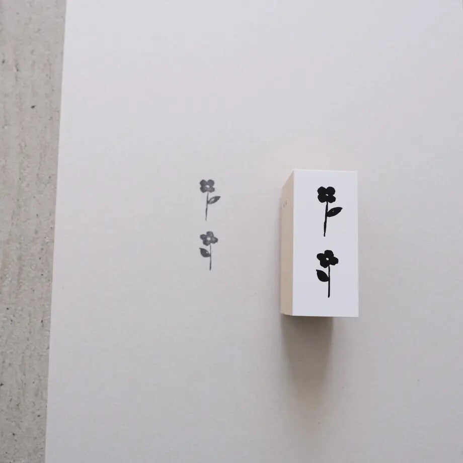 Yohaku Stamp - Antique Double Flower