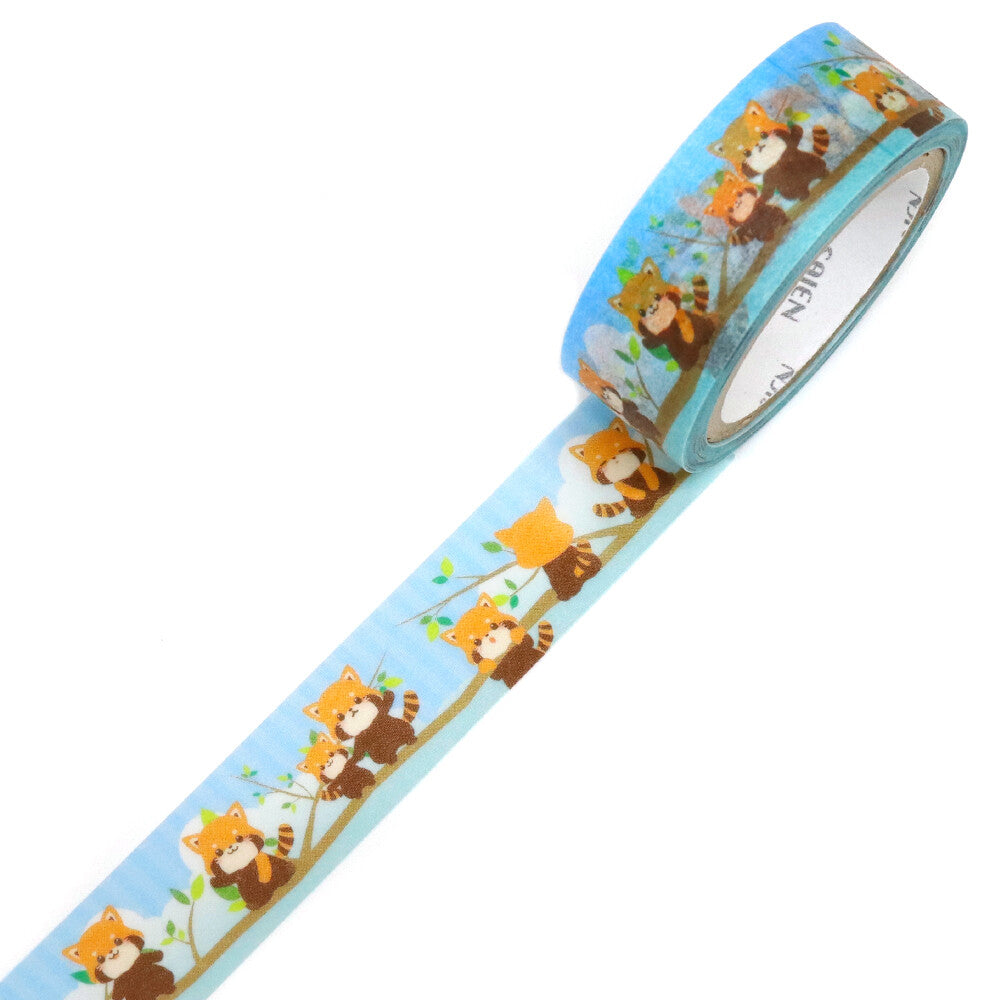 Saien Red Panda Washi Tape
