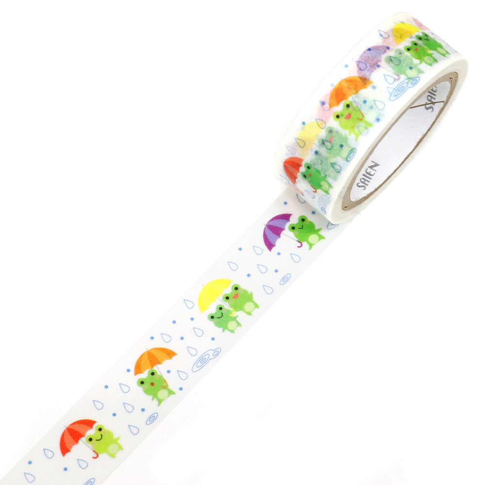 Saien Rainy Frog Washi Tape