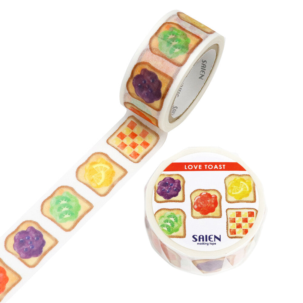 Love Toast Jam 20mm x 7m Washi Tape