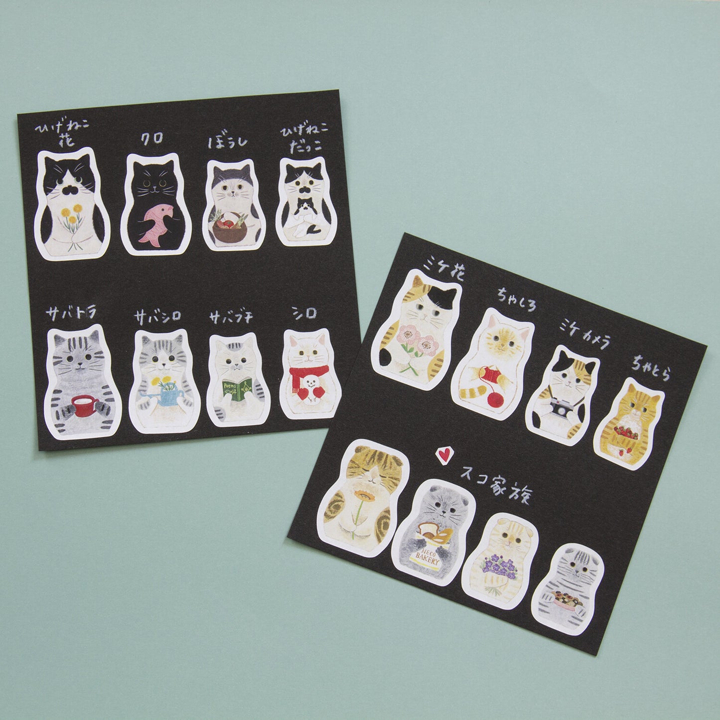 Cat Matryoshka Stickers