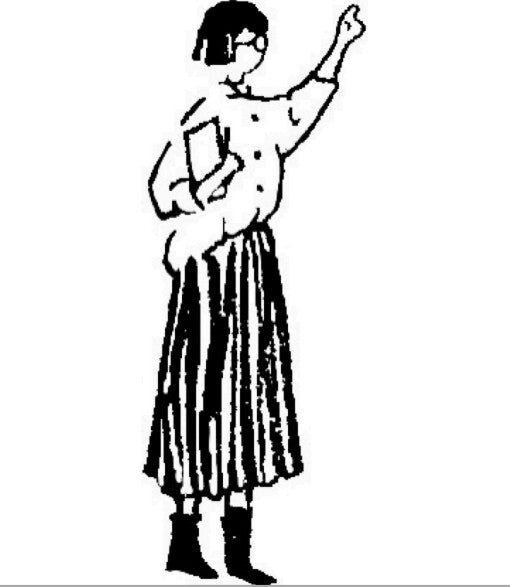 Yohaku Stamp - Fumiko-san in the Library
