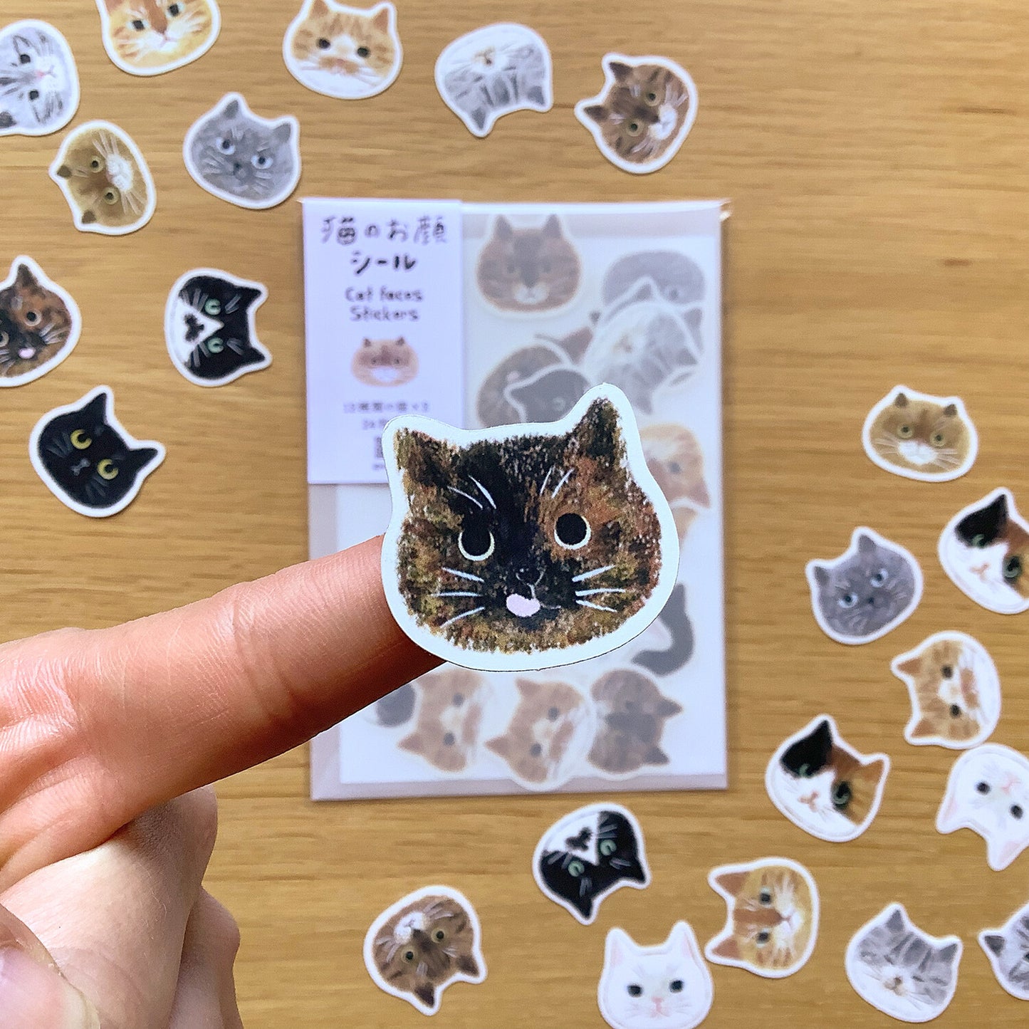 Cat Face Stickers