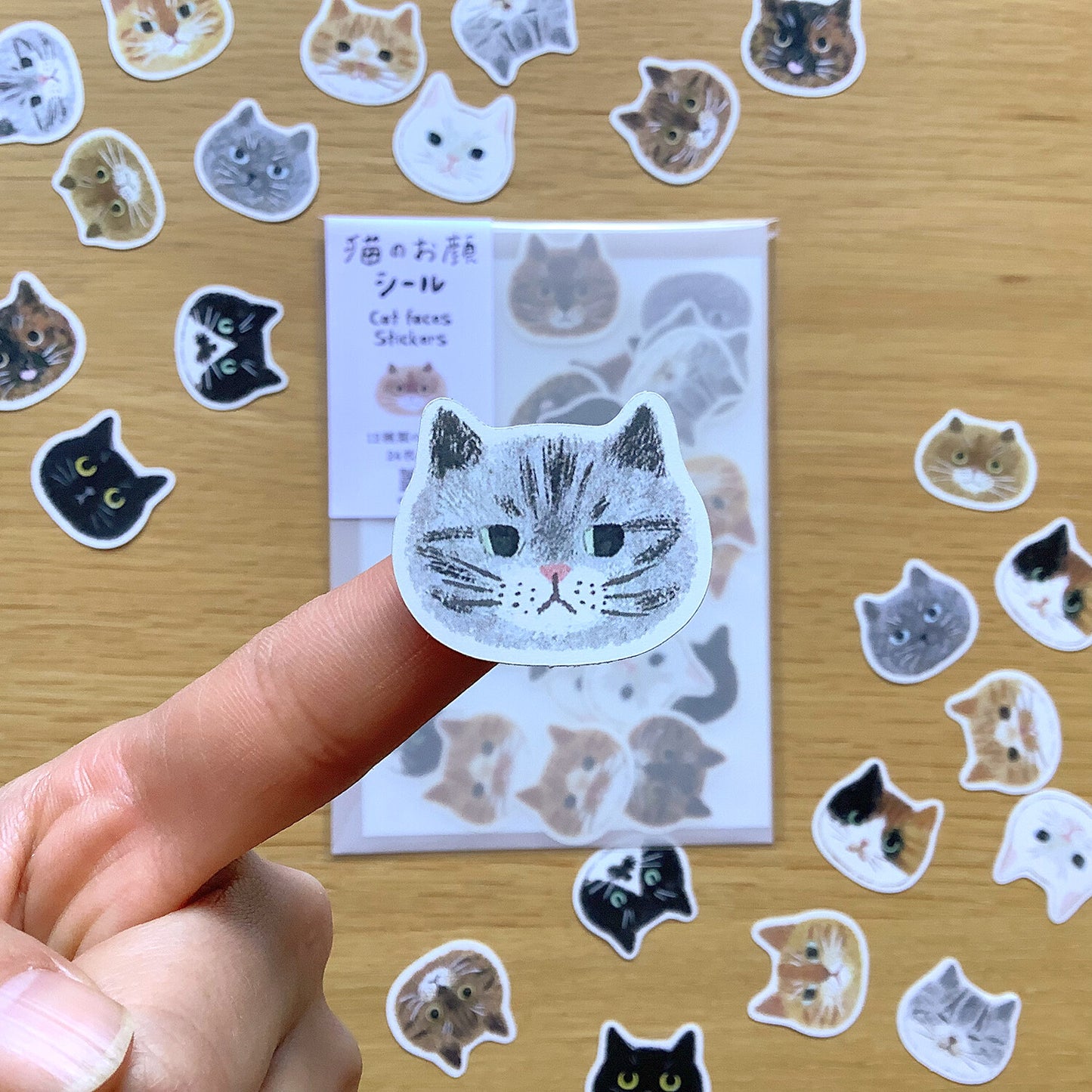 Cat Face Stickers