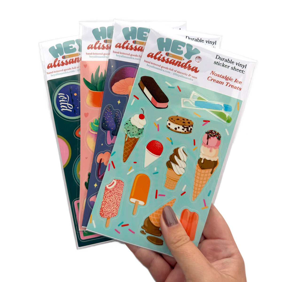 Hot Girls Eat Pasta - Funny Foodie sticker sheet