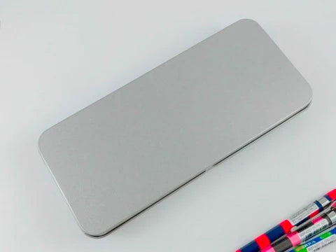 SLIP ON FLAT PEN CASE LARGE 3.3 X 7.5 IN