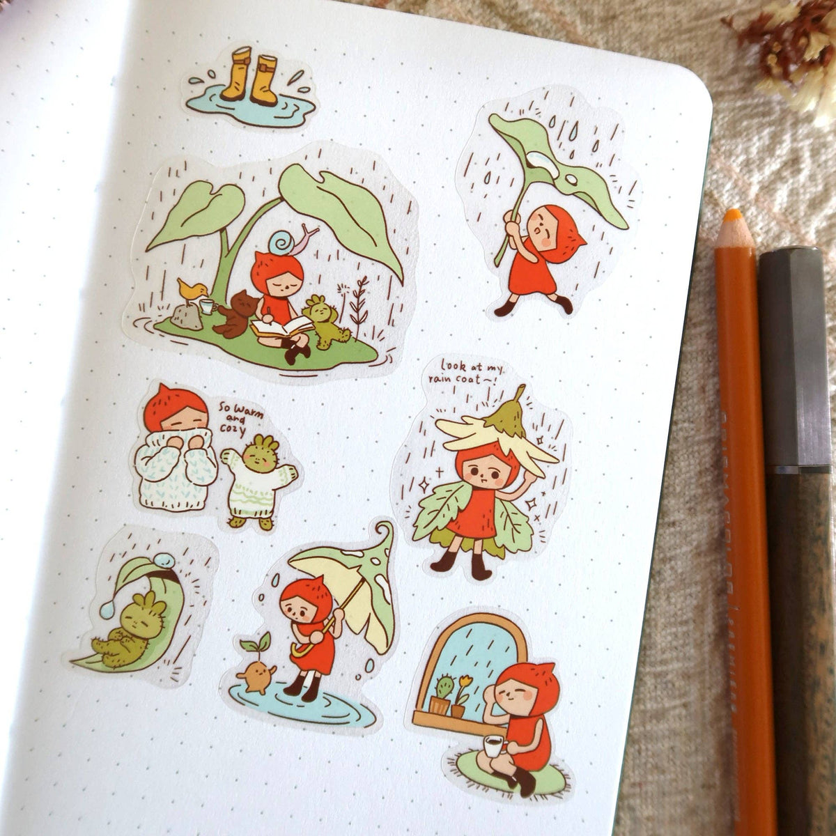 Rainy Day Joys - Sticker Sheet