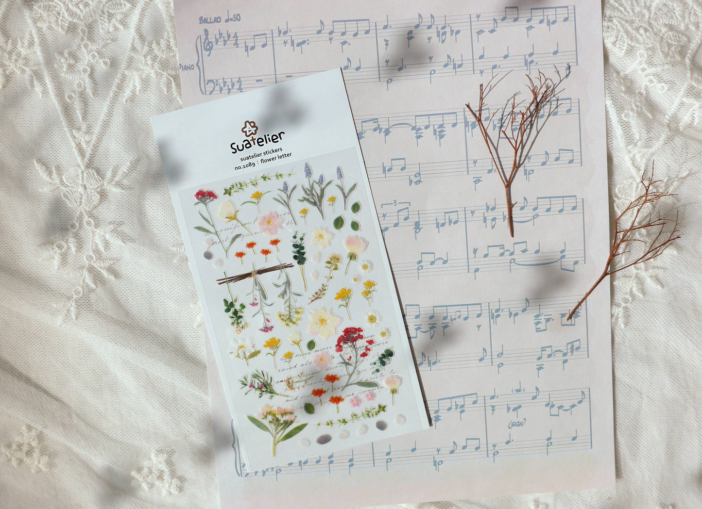 Suatelier 1089: flower letter