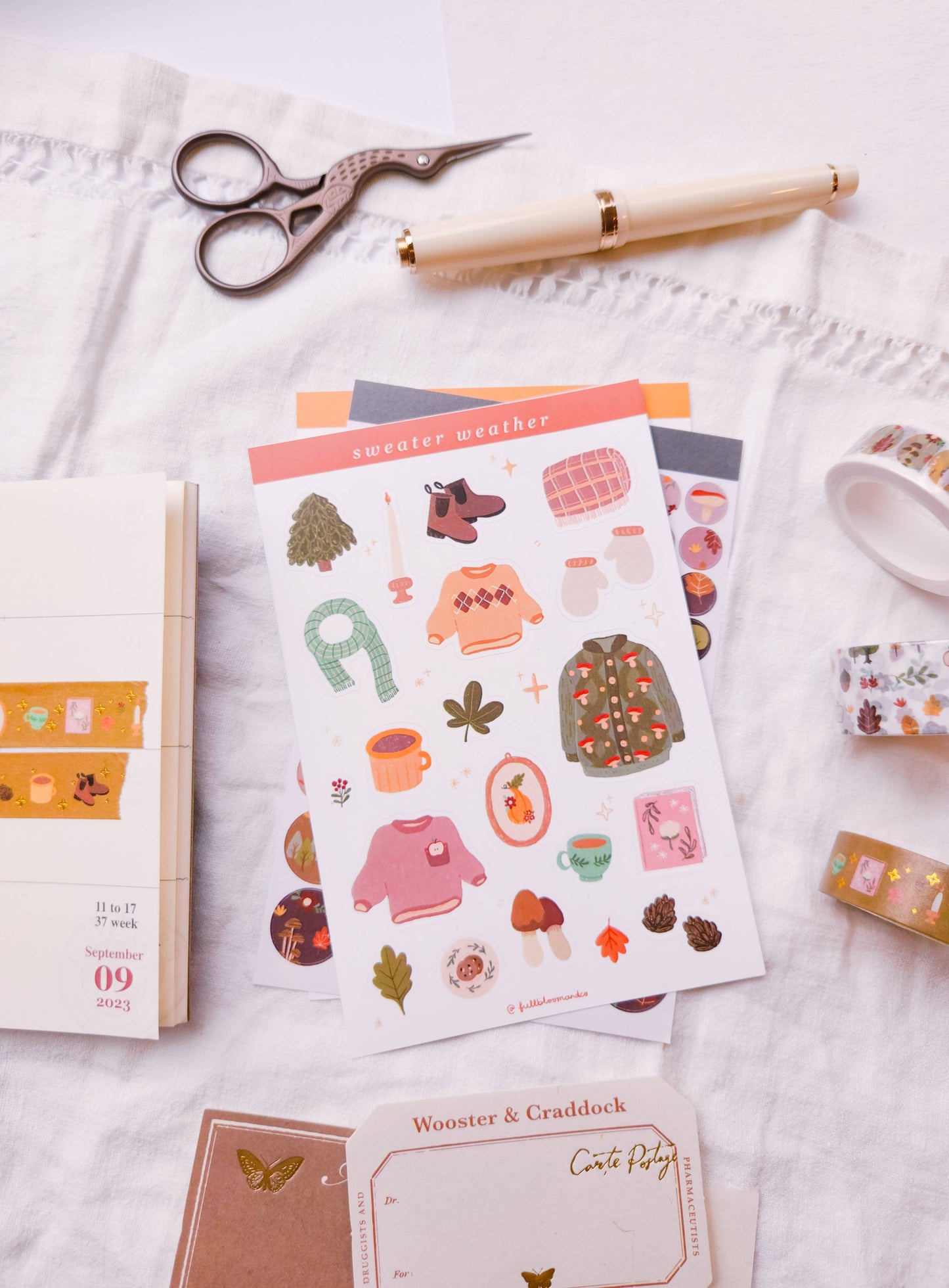 Sweater Weather Sticker Sheet
