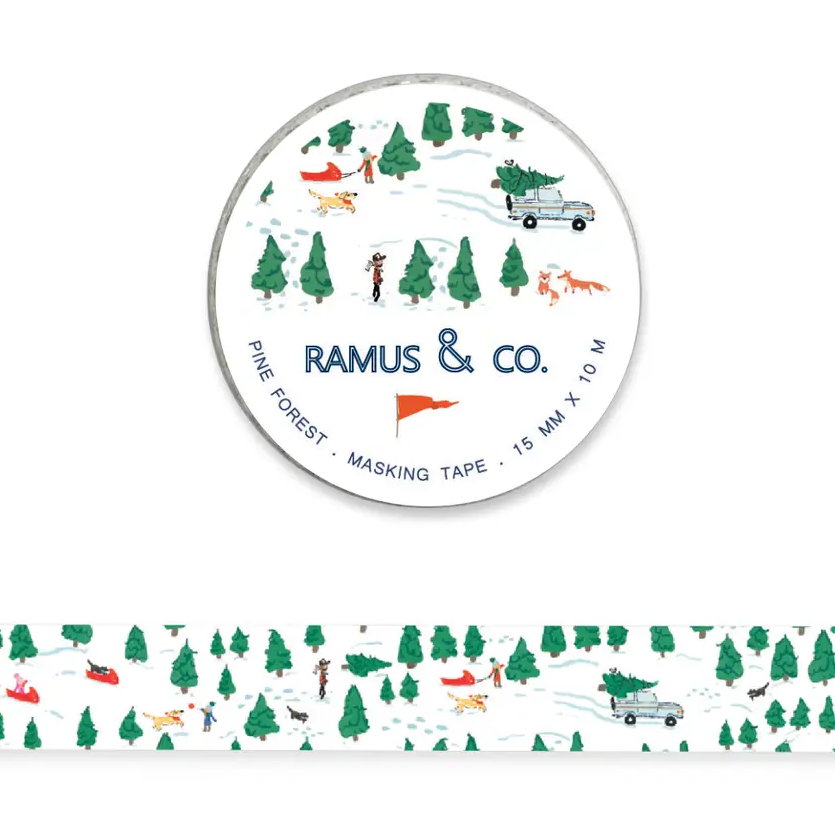 Pine Forest Masking Tape