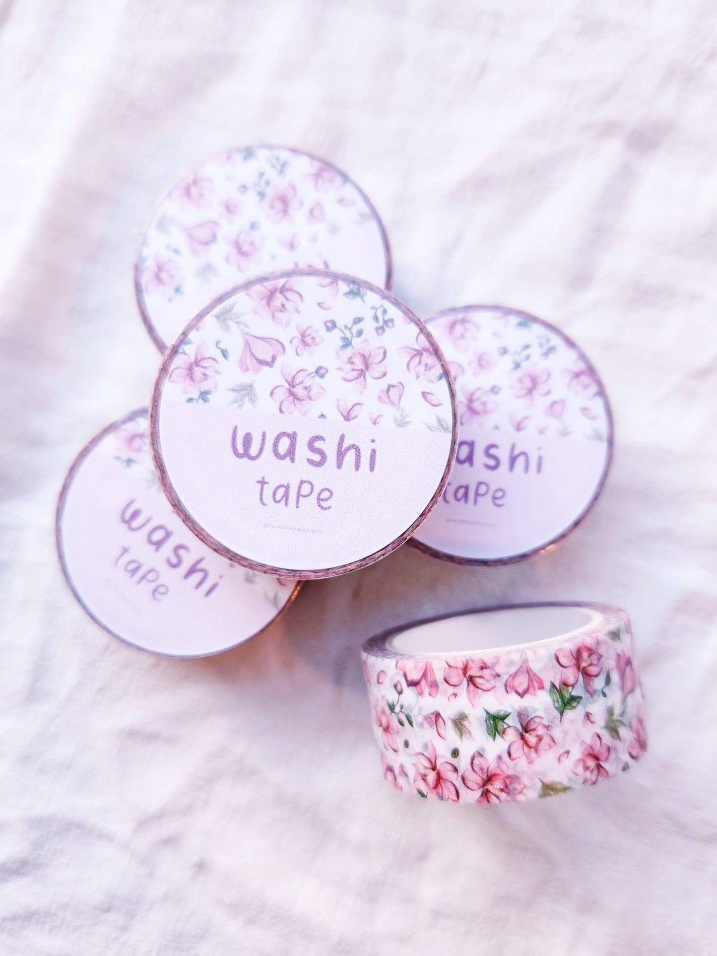 Blossoming Magnolias Washi Tape Spring Pattern