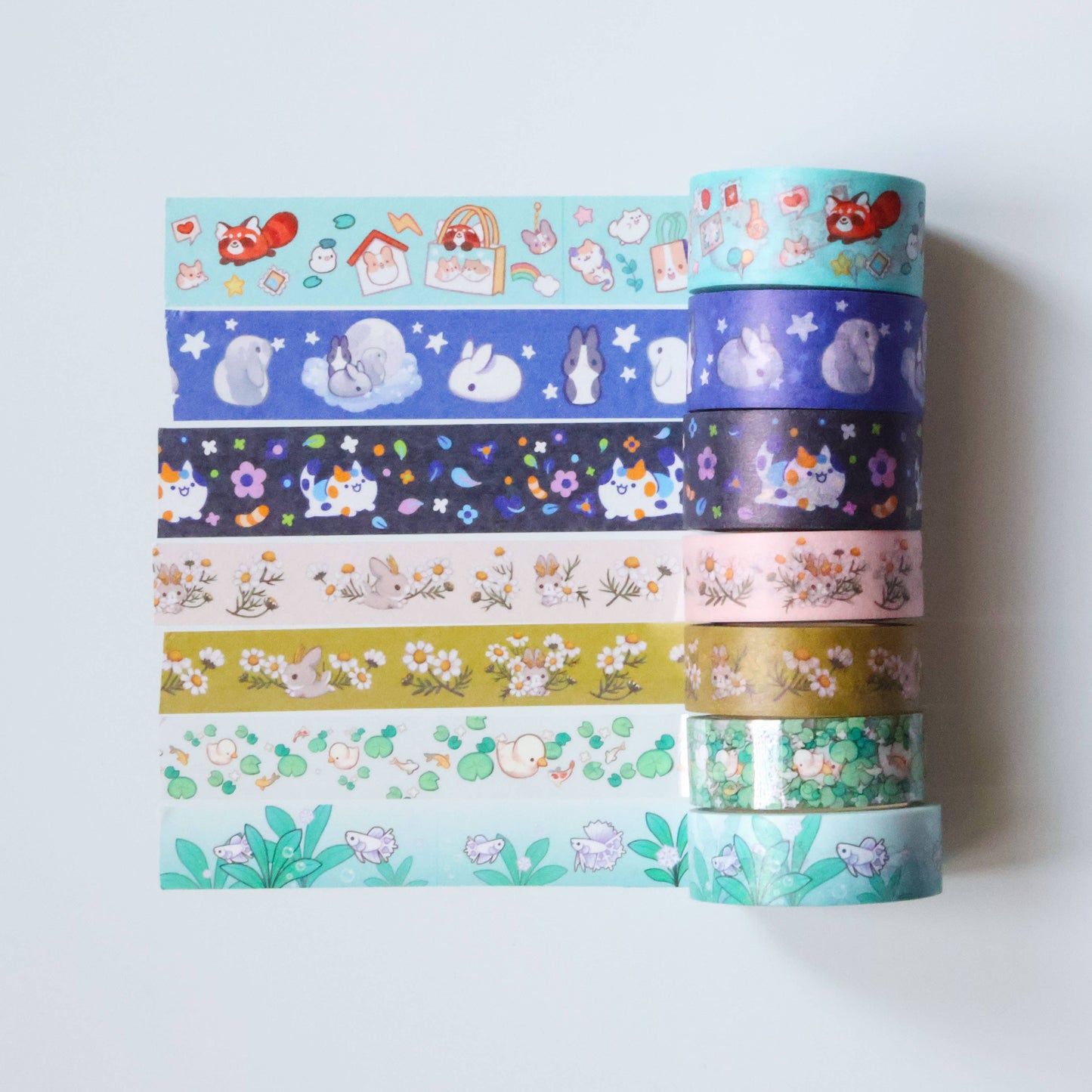 Washi Tape - Jackalope's Garden (Mustard Green)