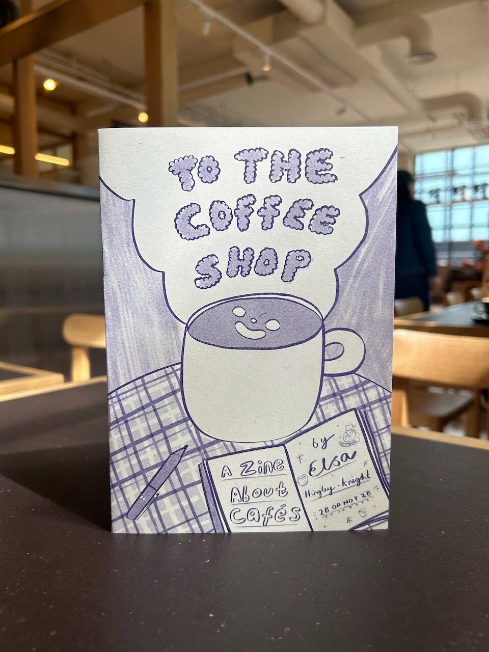 Coffee Shop Risograph Zine A5 - Illustrations & Writings