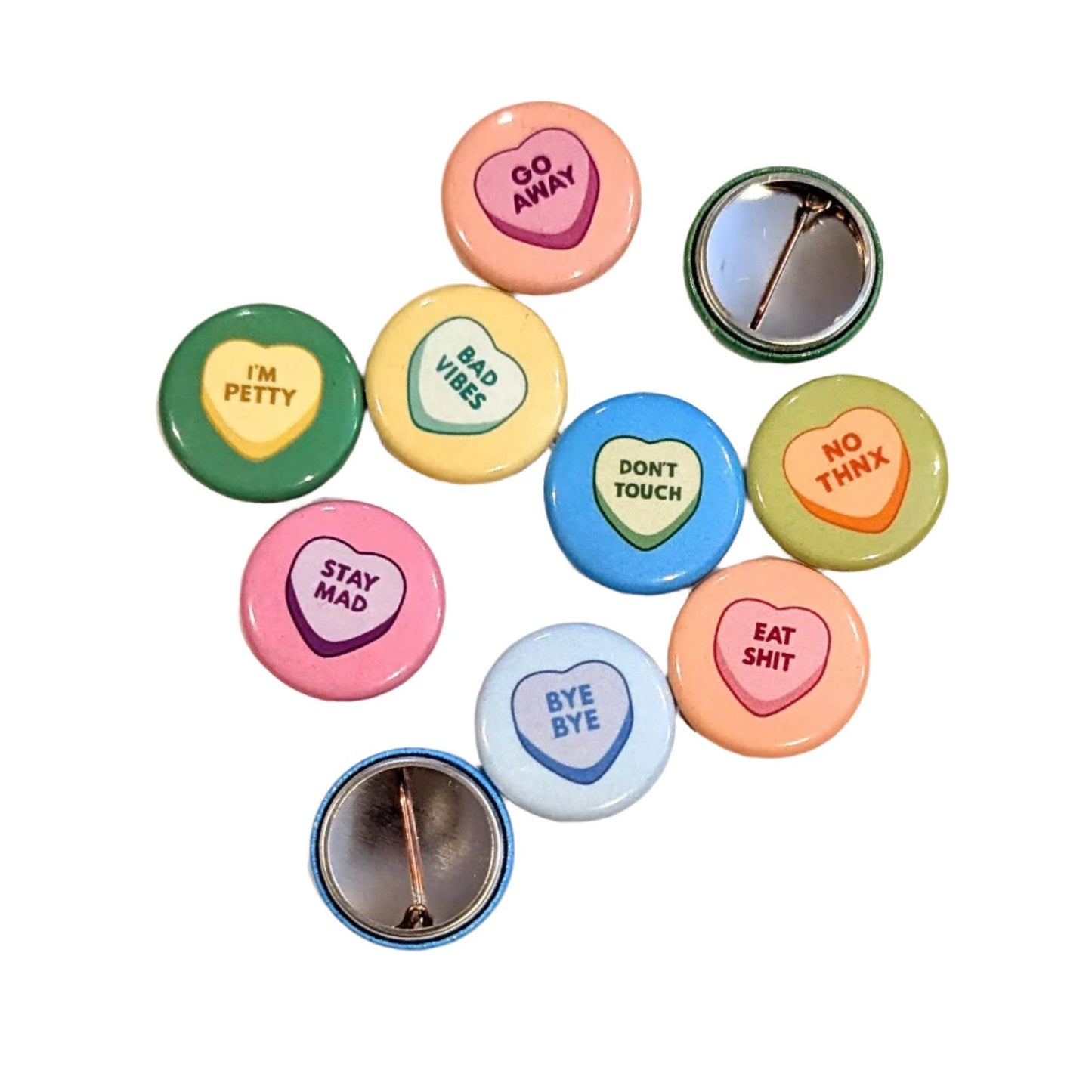 Stay Mad Small 1 inch Button (Pins for Unbroken Hearts)