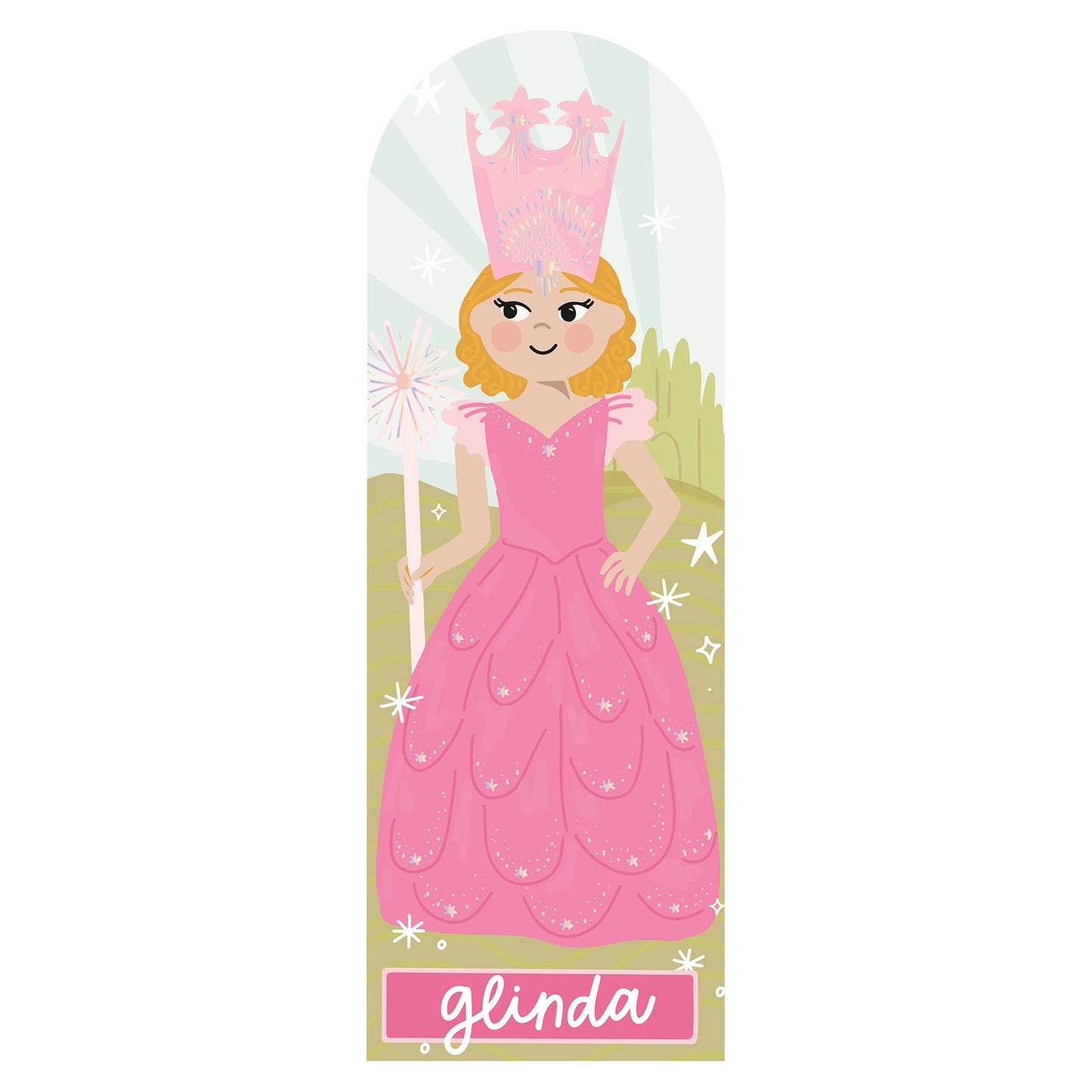 Glinda Wizard of oz Transparent Bookmark