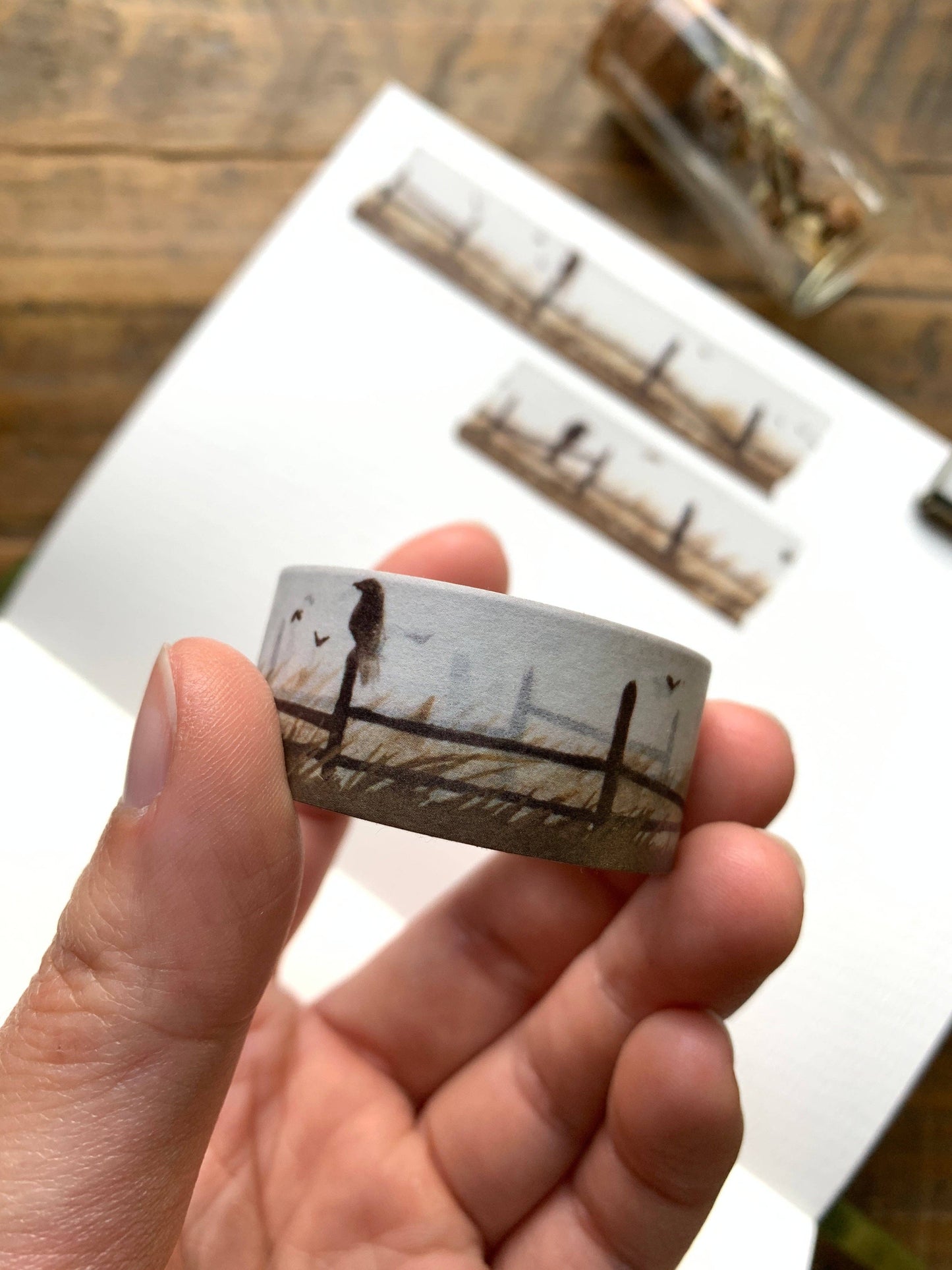 Harvest crows washi tape