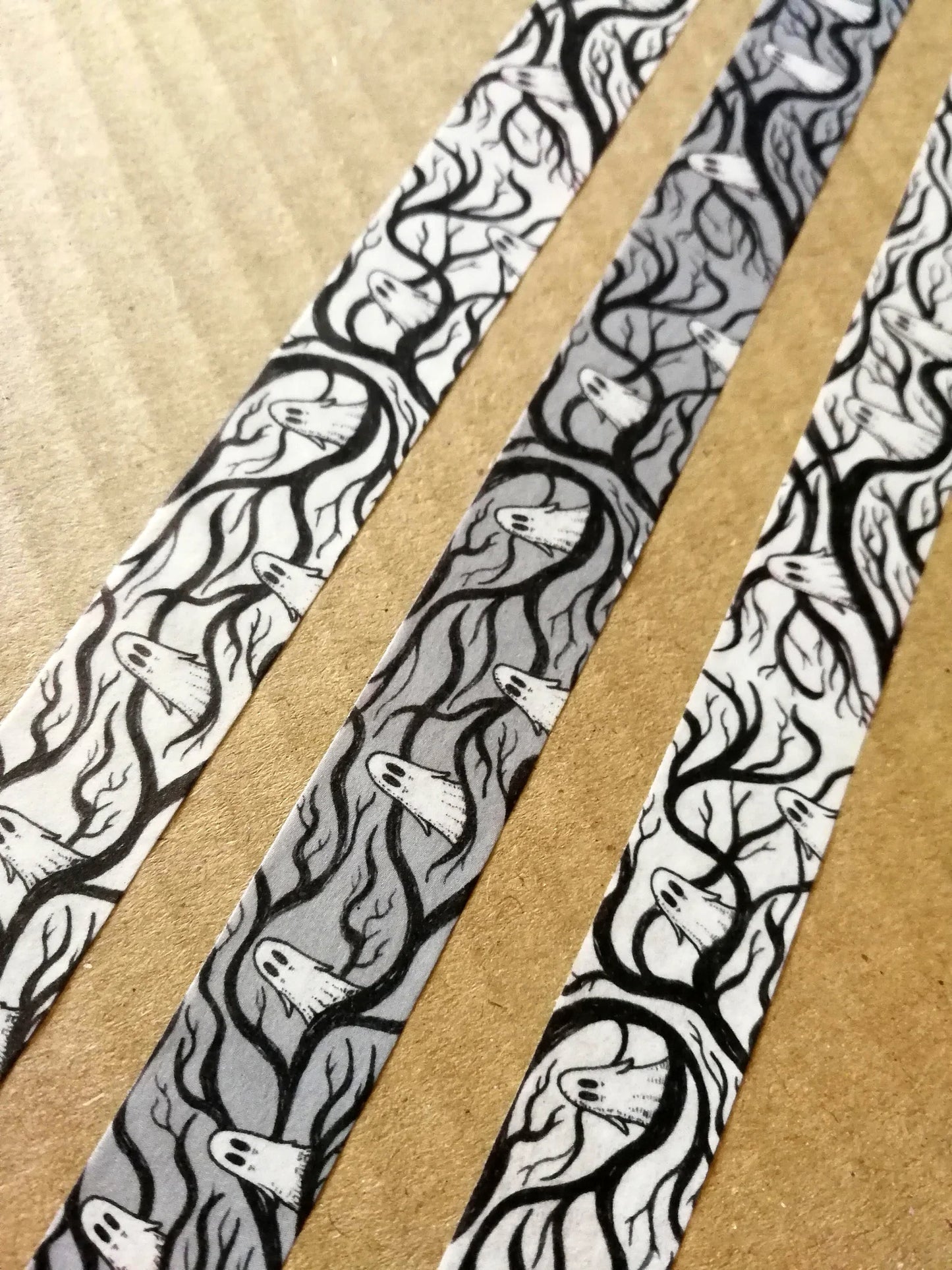 Spooky Branches Washi Tape (Gray Background)