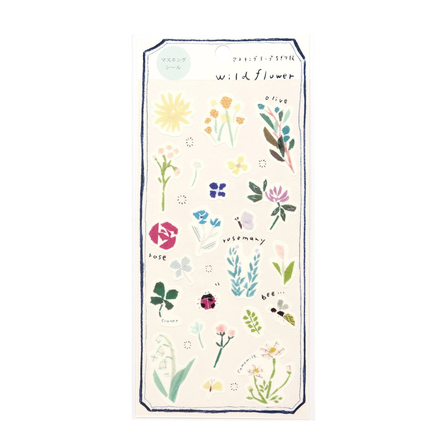 Miki Tamura Stickers - Wildflower