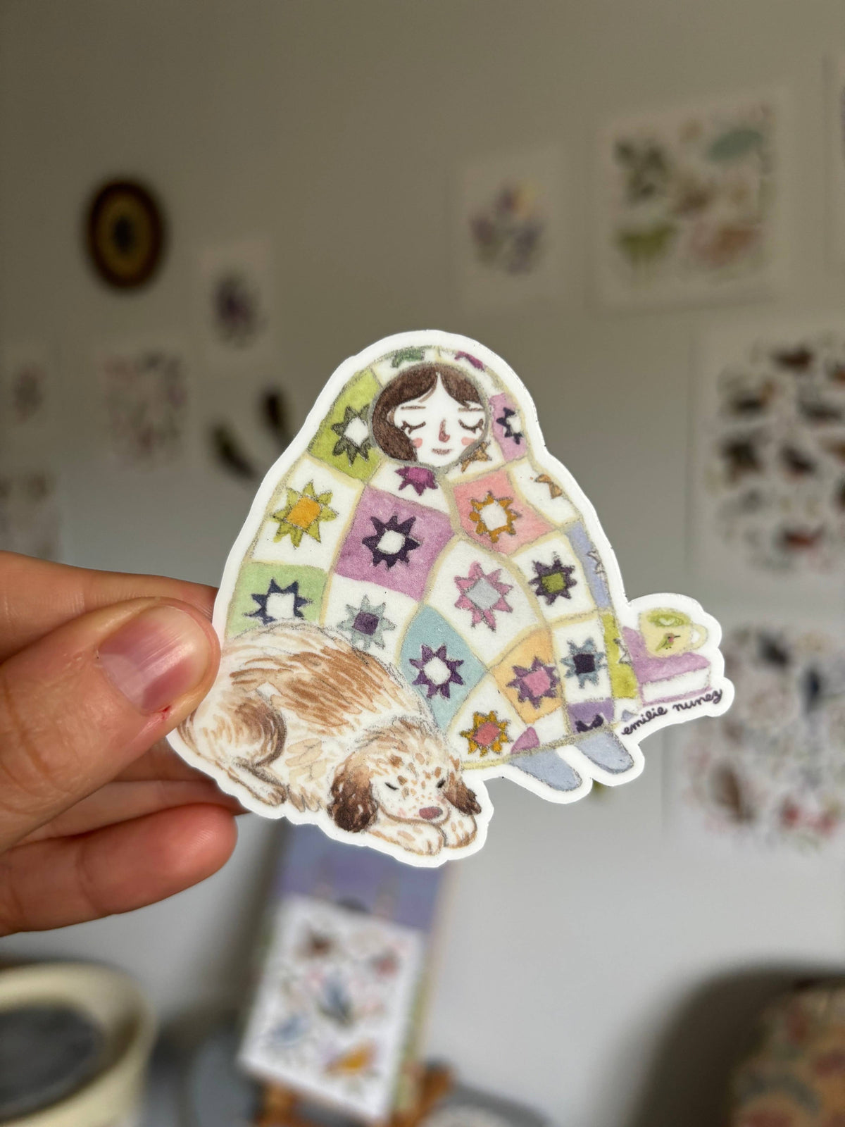 Cozy Gal Sticker