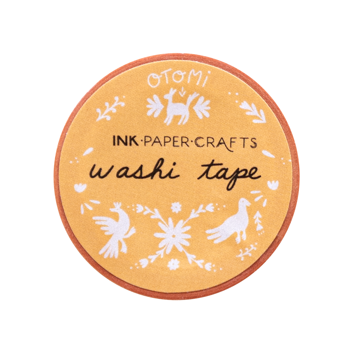 Otomi Washi Tape In Mustard
