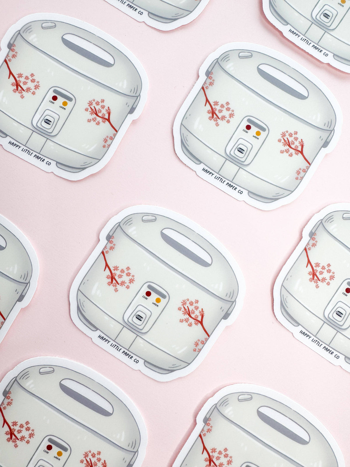 Vinyl Sticker-Rice Cooker (Food, Asian)