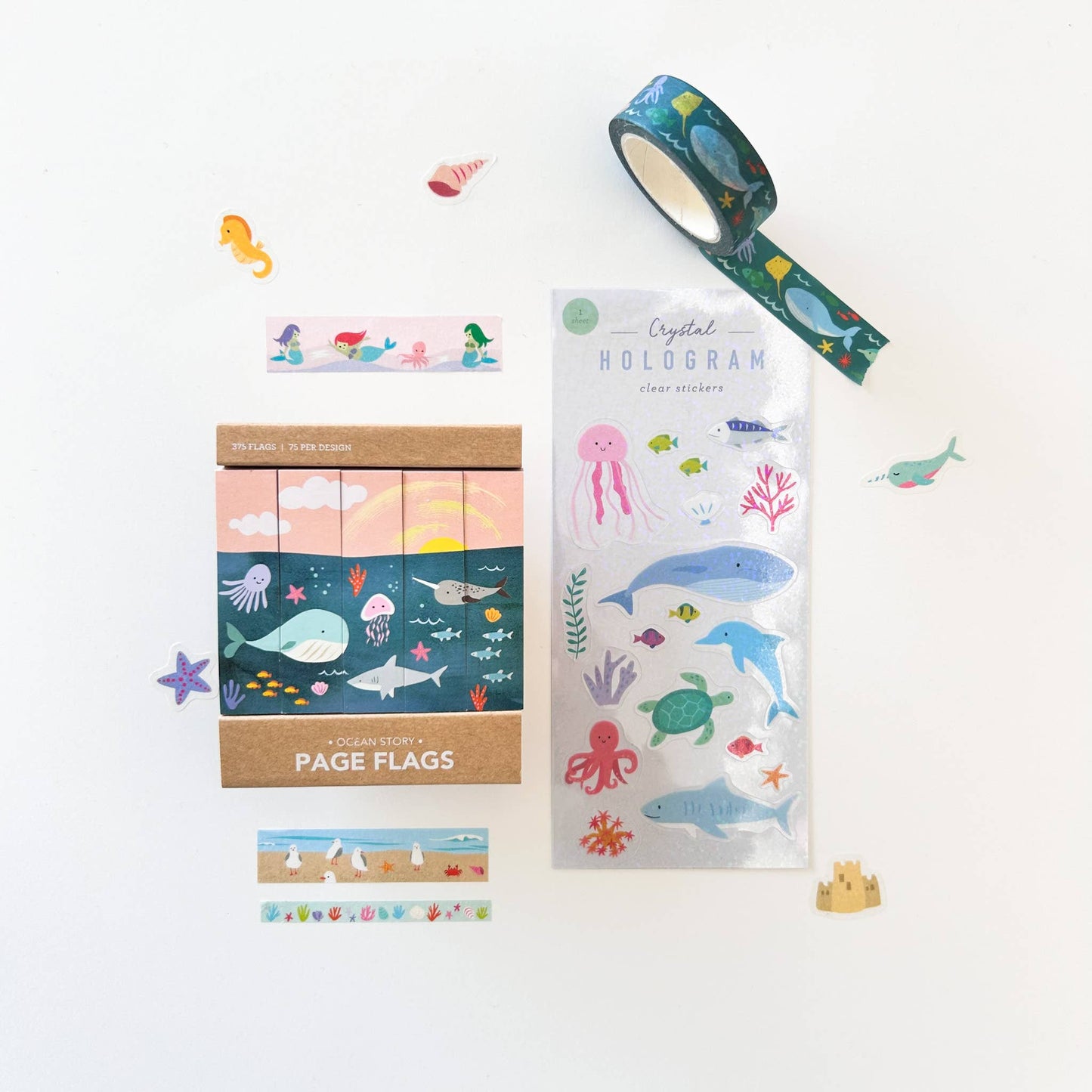 Sea Creatures Washi Tape