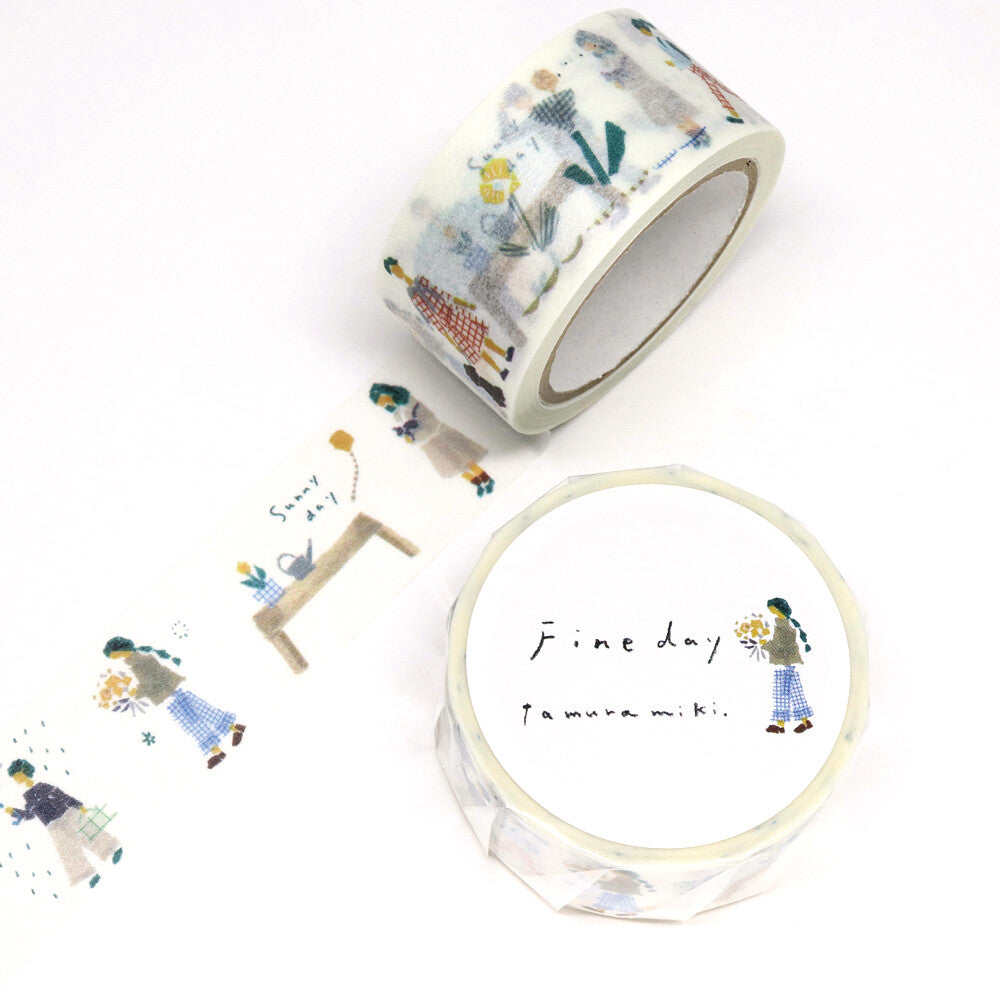 Miki Tamura Fine day 20mm x 7m Washi Tape