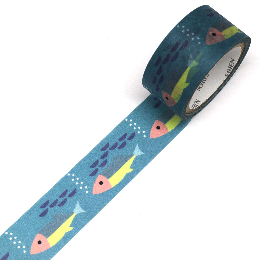Fish Heidi Valkola × Saien Washi Tape