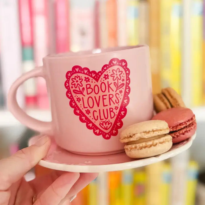 Book Lover Mug (Pink)