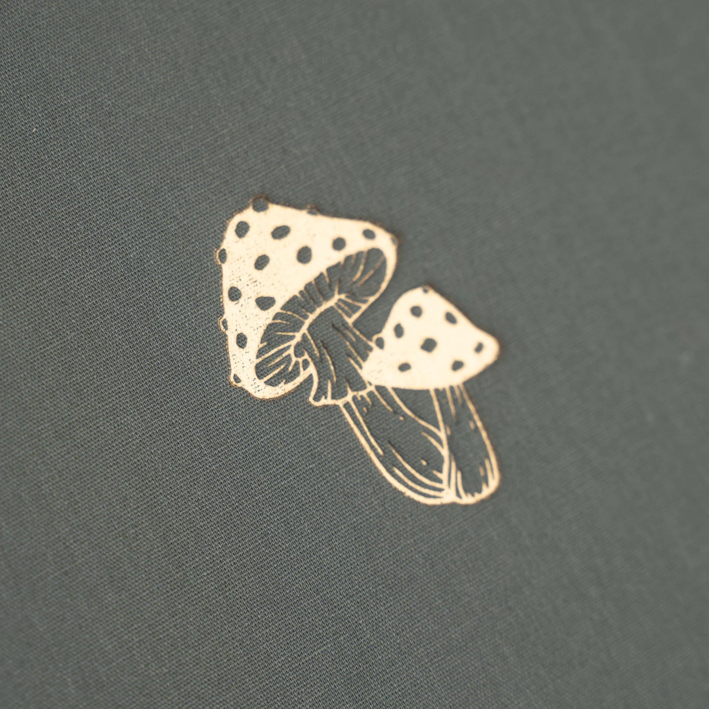 Exclusive Archer and Olive Mushroom Notebook A5 Dot Grid Spring 2025 Collection Double Mushroom Gray Cover