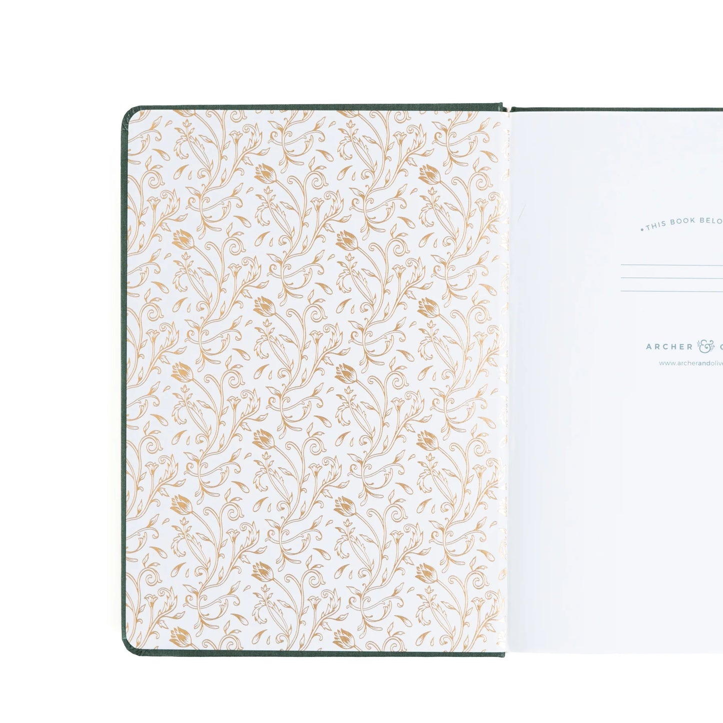 Archer and Olive Antique Floral Notebook