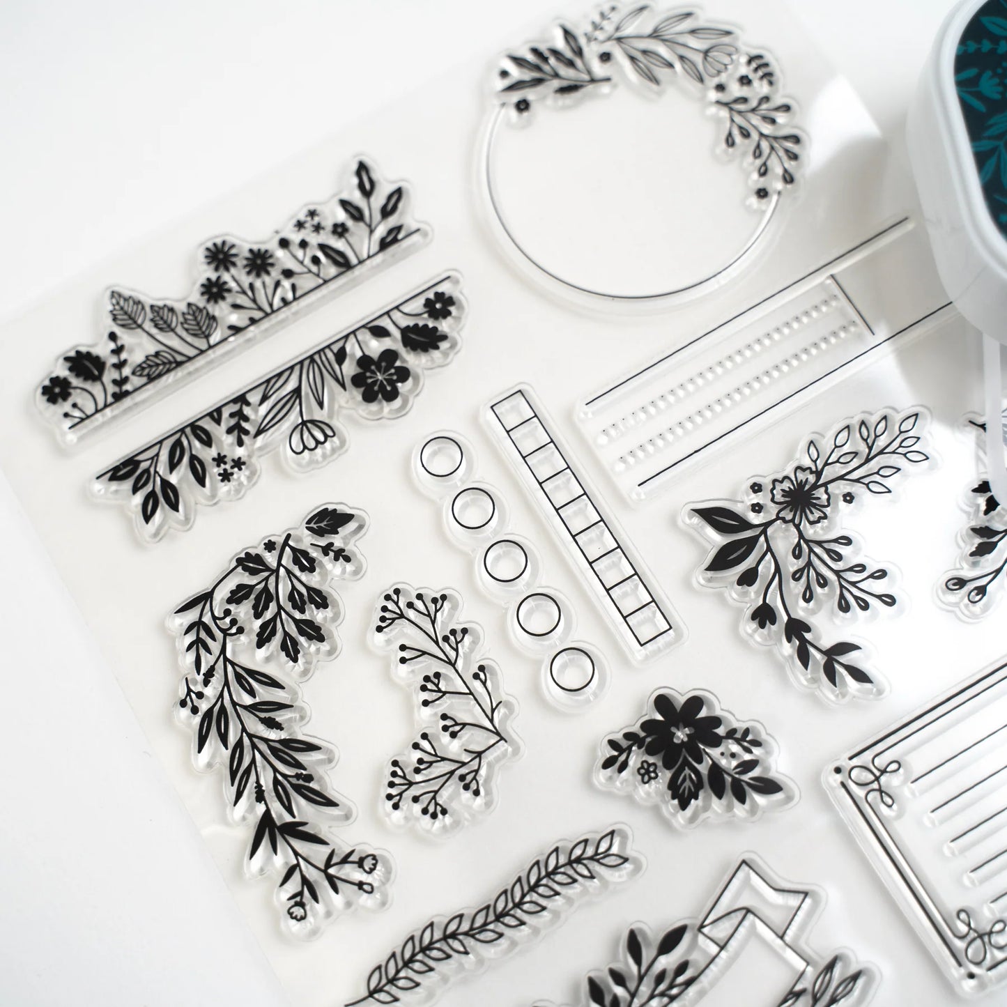 Archer and Olive Signature Floral Stamp Set