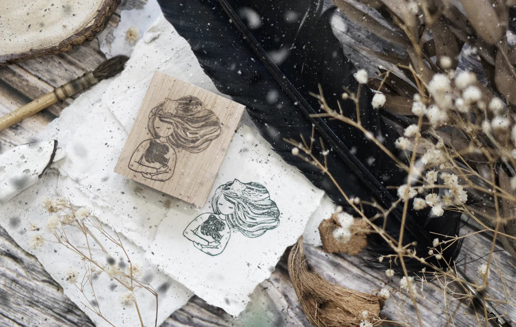 Black Milk Project - Comforter (Bird Series II) Rubber Stamp
