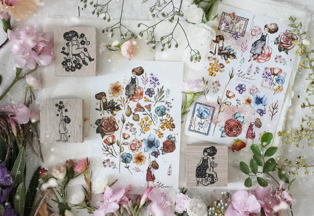 Black Milk Project - Miss Bailey Rubber Stamp (Bloom Series)