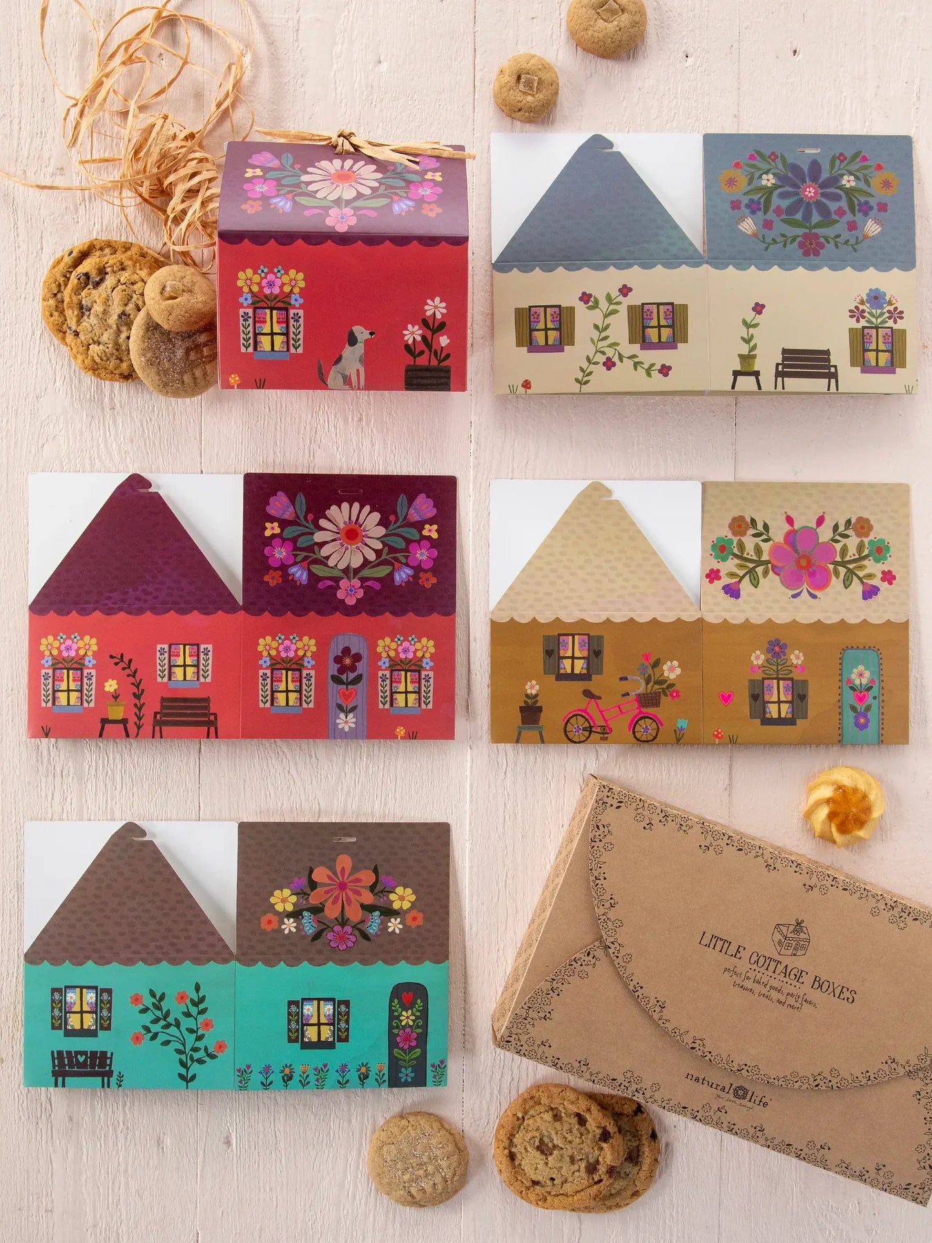 Little Cottage Gift Boxes, Set of 20