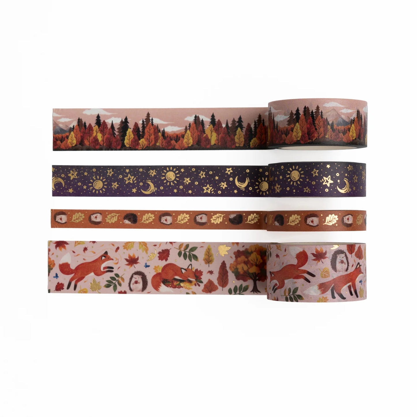 Washi Set: Forest Foxes
