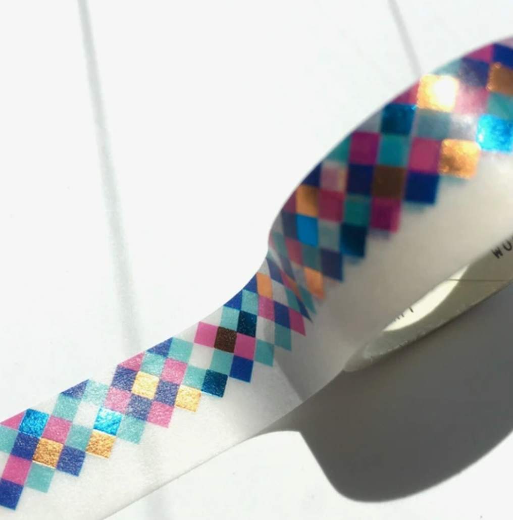 Knickknacks Square Washi Tape 15mm (with Foil)