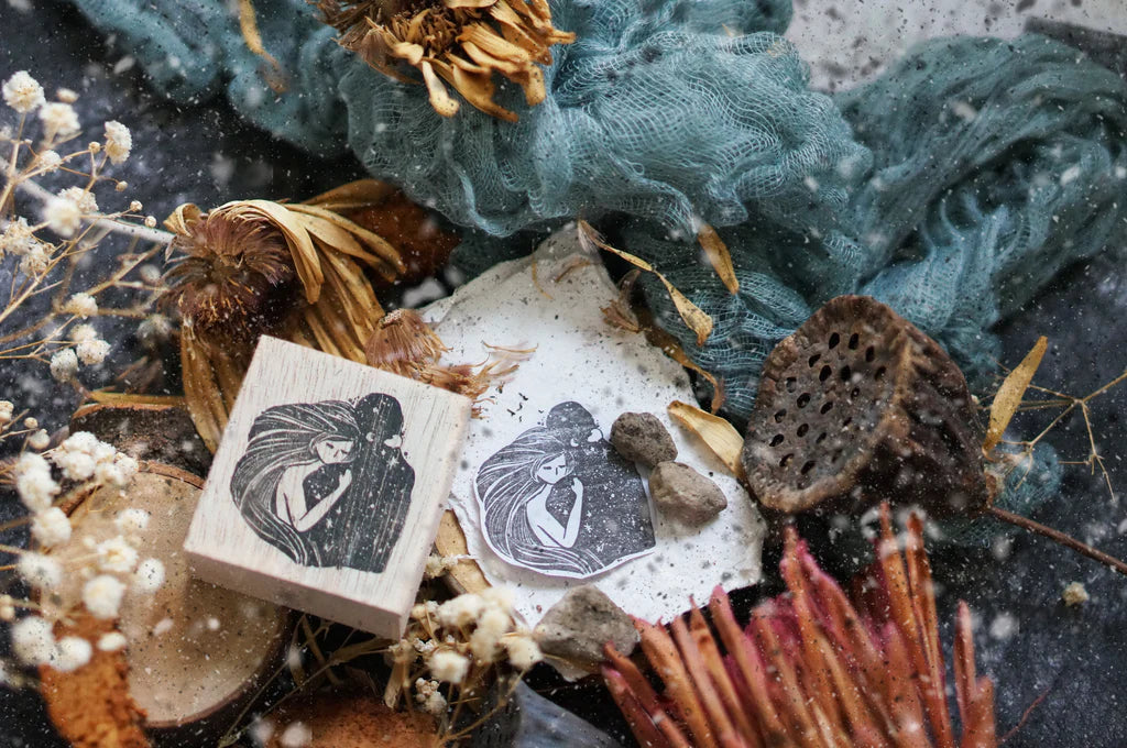 Black Milk Project - Embrace Rubber Stamp (Melancholy Series)