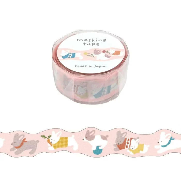 Bunny Parade Die-Cut Washi
