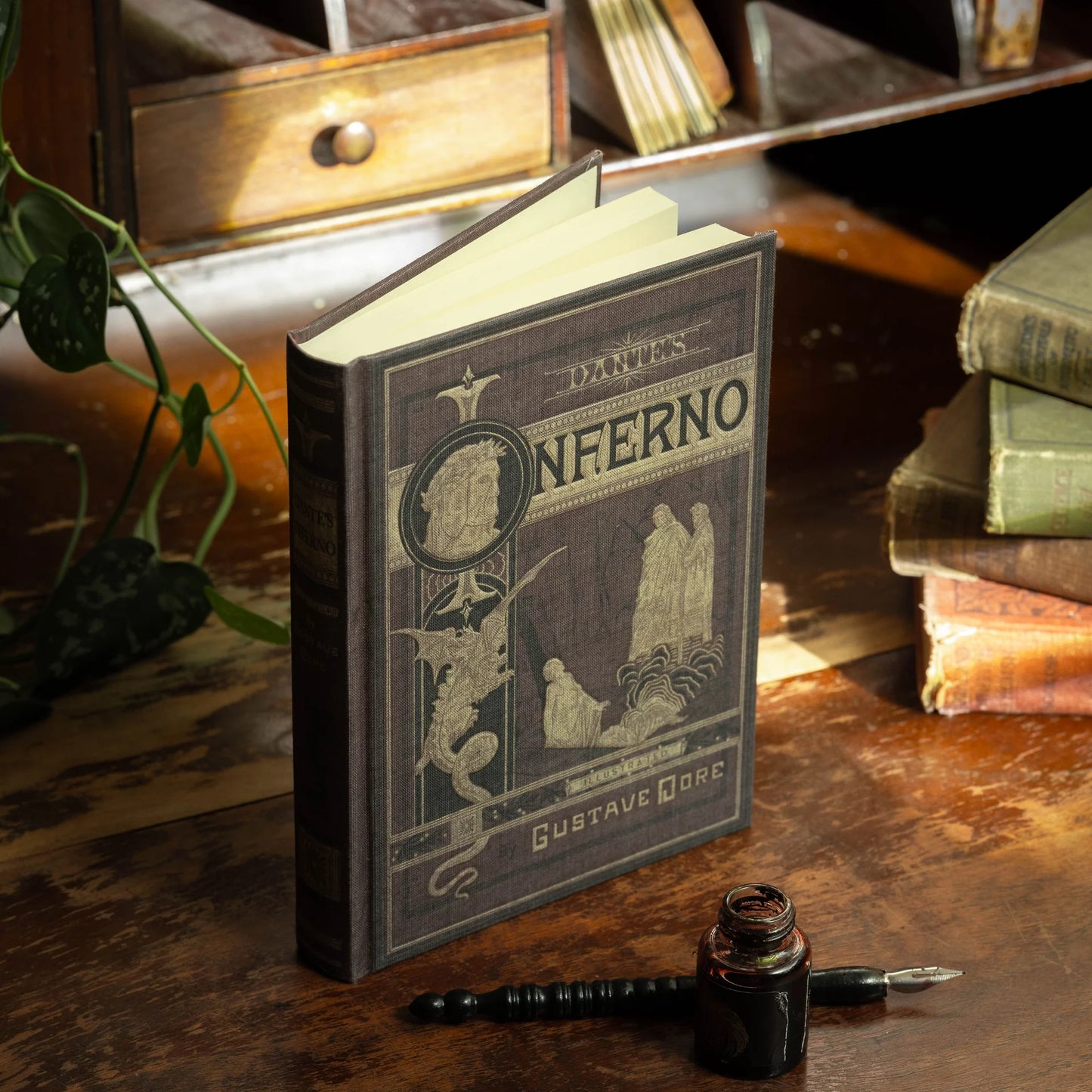 Dante's Inferno Vintage Cover, Blank Journal