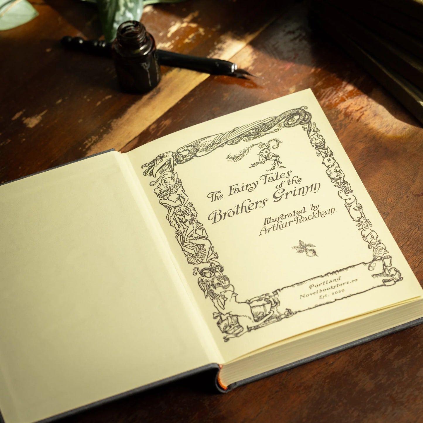 Grimm's Fairy Tales Journal, Vintage Cover, Blank Pages