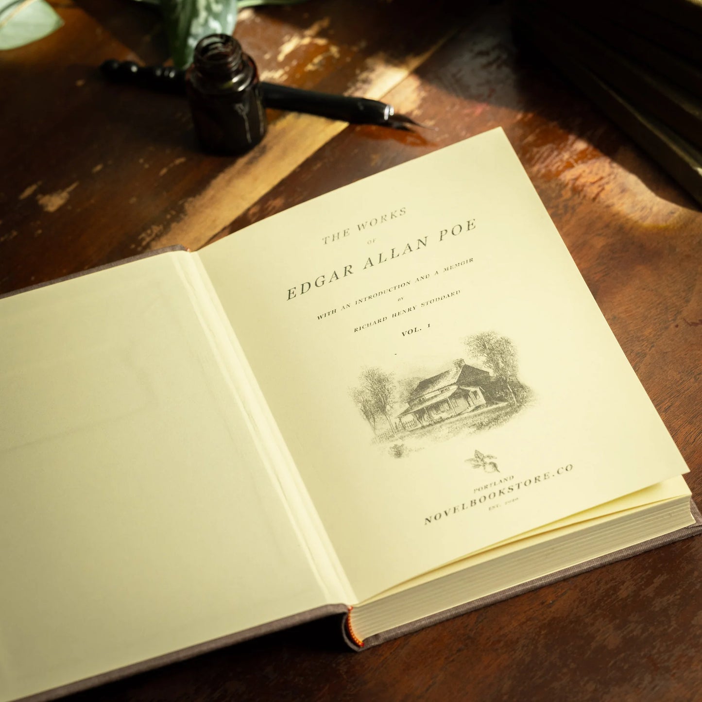 Poe Journal, Vintage Cover, Blank Pages