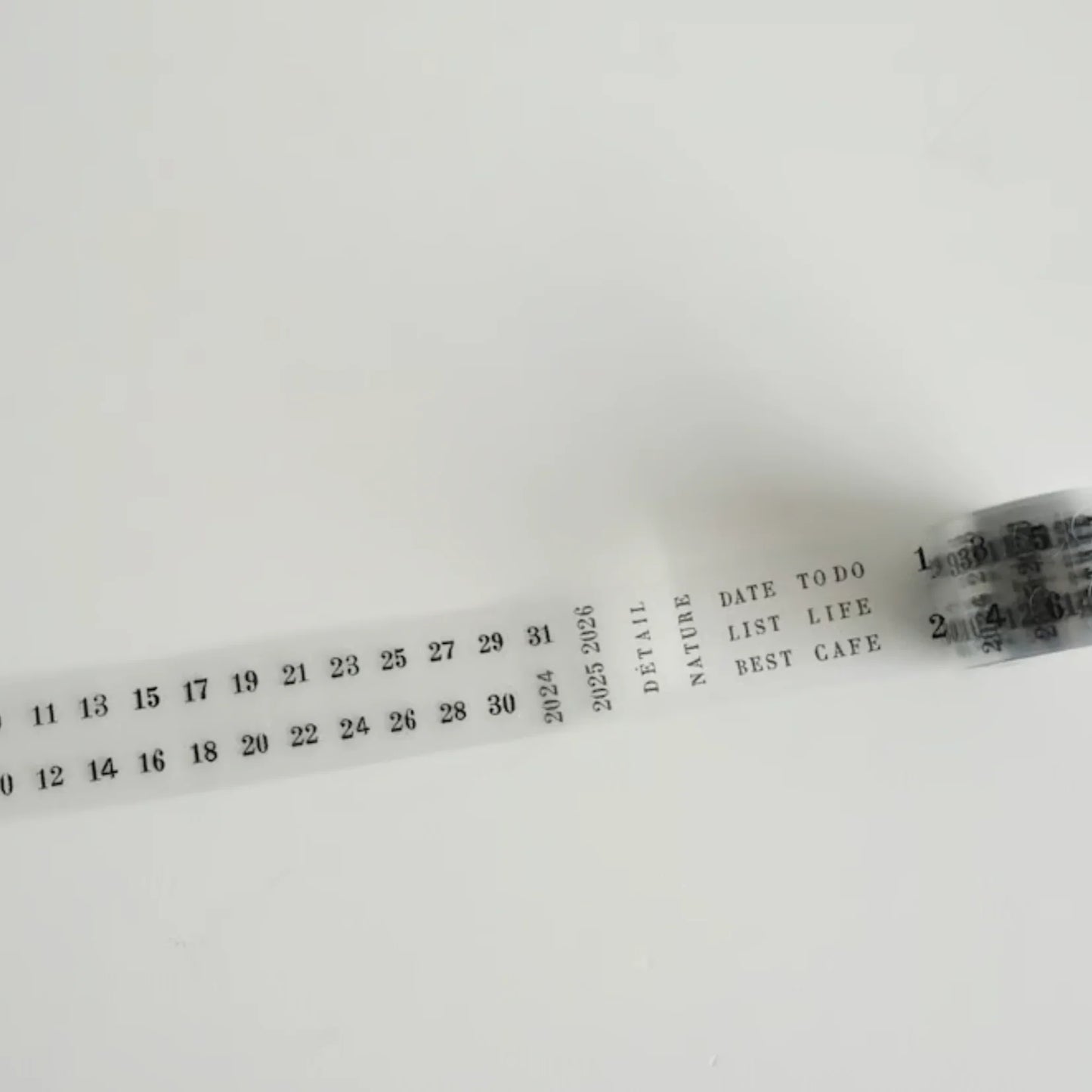 Yohaku Roll Seal Calendar PET Tape