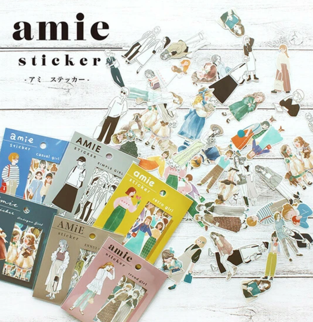Amie Sticker - Casual Girl