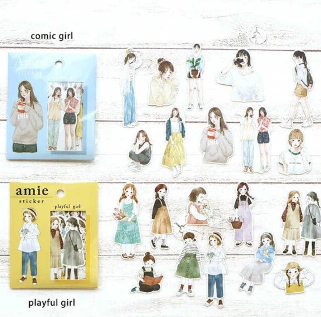 Amie Sticker - Comic Girl