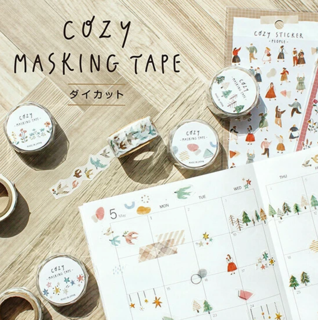 Forest Cozy Die-cut Washi Tape